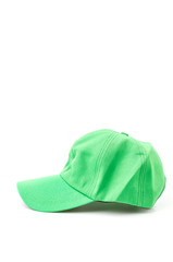 Baseball cap isolated white background