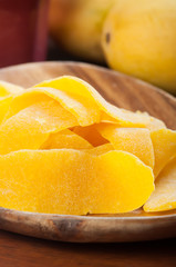 Naklejka na ściany i meble dried mangoes from fresh mangoes
