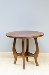 Wood chair table