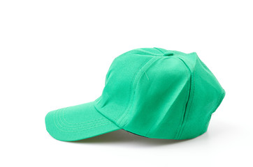 Baseball cap isolated white background