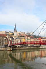 Fototapeta premium Lyon cityscape, France