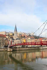 Lyon cityscape, France