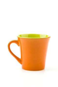 Isolated Orange Mug