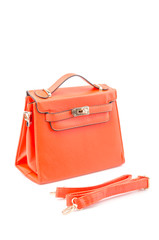 Handbag isolated white background