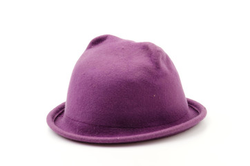 Winter hat isolated white background