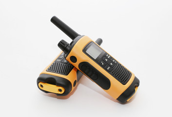 Fototapeta premium Walkie Talkies. Concept of Wireless Communications