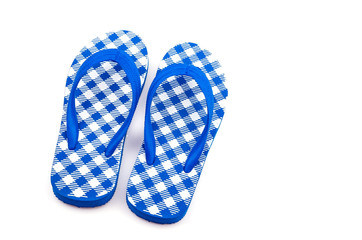 Flip flops isolated white background