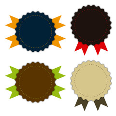 Medalla, sello vintage de tela