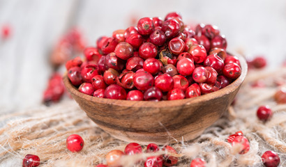 Bowl with Pink Peppercorns