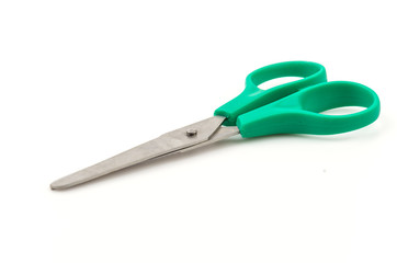 Scissors isolated white background