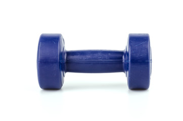 Dumbbells isolated white background