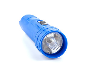 Flashlight isolated white background
