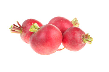 Four ripe radish