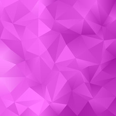 Magenta abstract irregular triangle pattern background