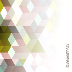 Abstract colorful geometric background