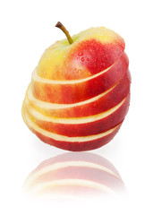 sliced ​​apple