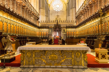 Interior of Seville Cathedral