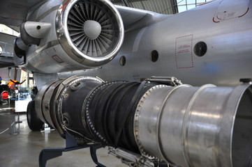 Fragment of aircraft engine