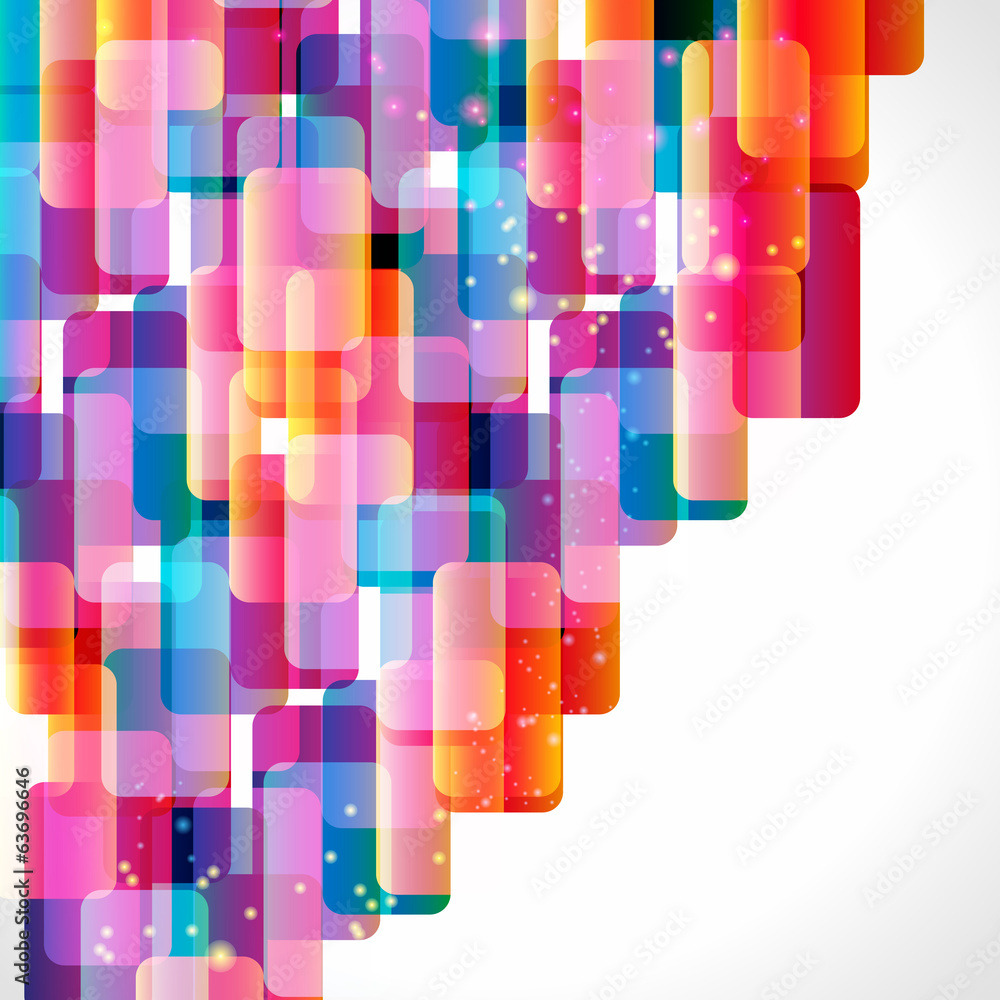 Aufkleber multicolor abstract bright background. elements for design.