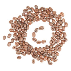 coffee bean isolated on white background