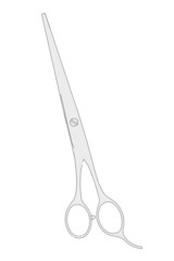 cartoon image of hair scissors
