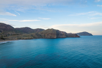 Fototapeta na wymiar Cabo de Gata linia brzegowa