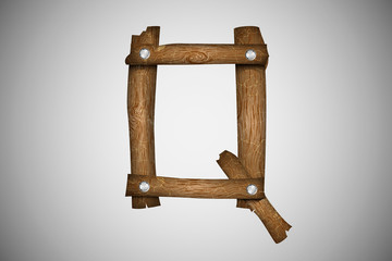 Wooden alphabet