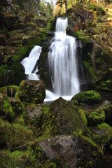 Fototapeta na wymiar Triberg wodospady w Czarnym Lesie (Schwarzwald), Niemcy