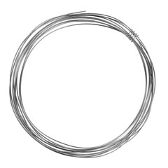 realistic 3d render of metal wire