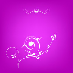 Vintage background with flowers!