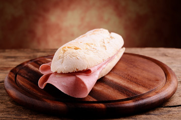 sandwitch with italian mortadella © UMB-O