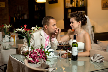 newly married couple