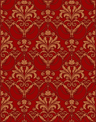 damask seamless pattern - 63709825