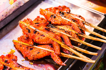 Grilled Chicken Wings.