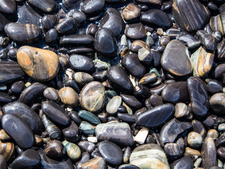 wet stone background