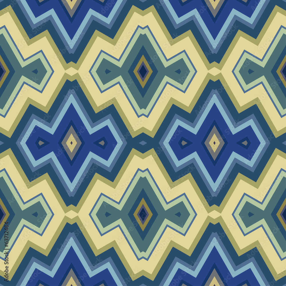 Aufkleber color abstract retro zigzag vector background