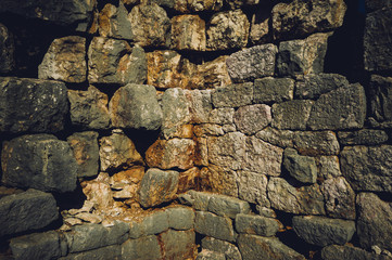 Stones old Greek buildings