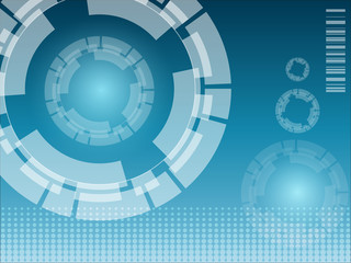 Abstract technology background - illustration