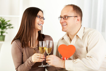The valentine's day