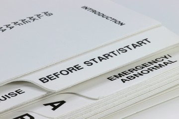 Checkliste eines Businessjets