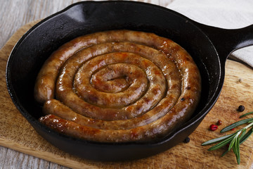 fried sausage