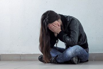 Depressed Teenage Girl