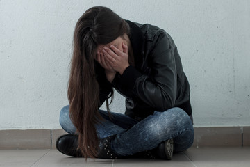 Depressed Teenage Girl