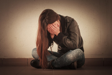 Depressed Teenage Girl