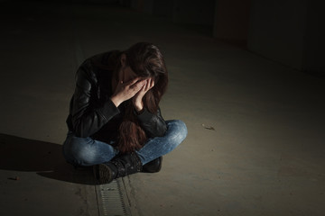 Depressed Teenage Girl