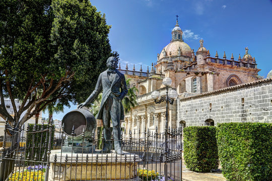 Monument to Manuel Maria Gonzalez Angel, Jerez Spain