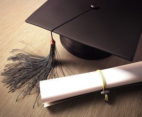 Graduation Day. Clipping path included.