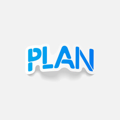 realistic design element: PLAN