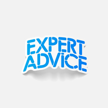 realistic design element: Expert Advice