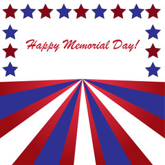 Obraz premium Memorial day background
